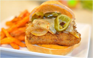 Findlay Foods Foodservice Recipe - Angry Fish Burger